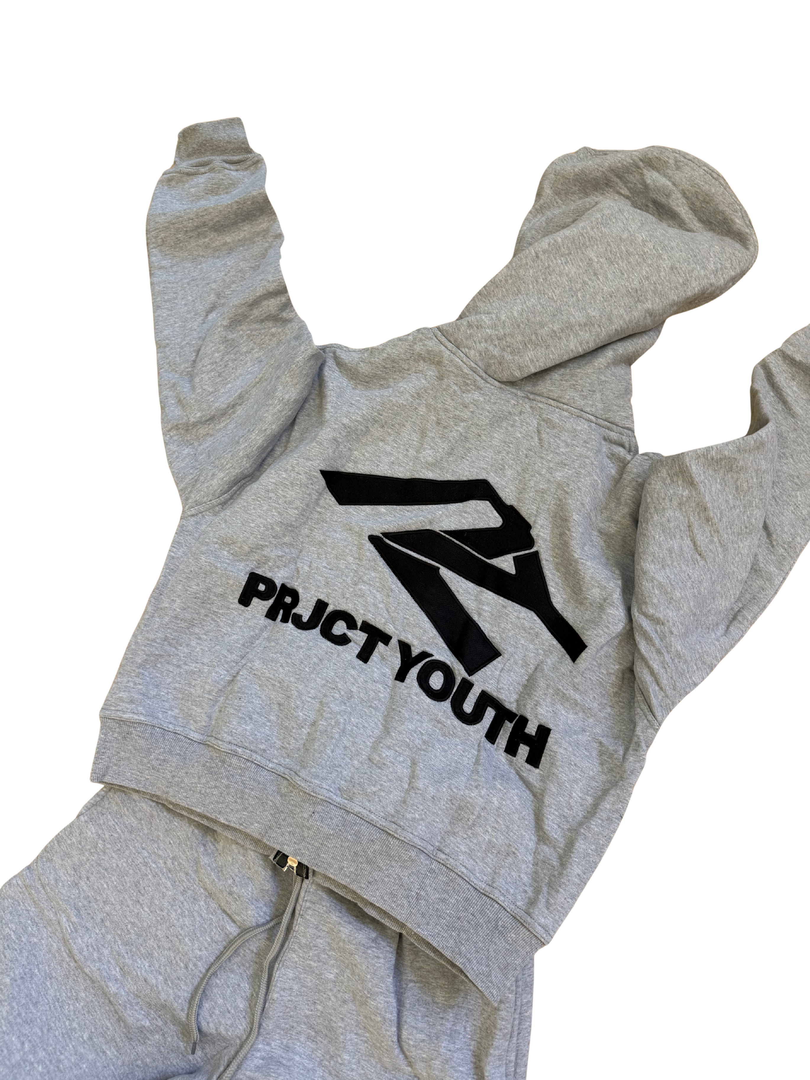 Prjct Youth Black & Grey Essentials Sweatsuit