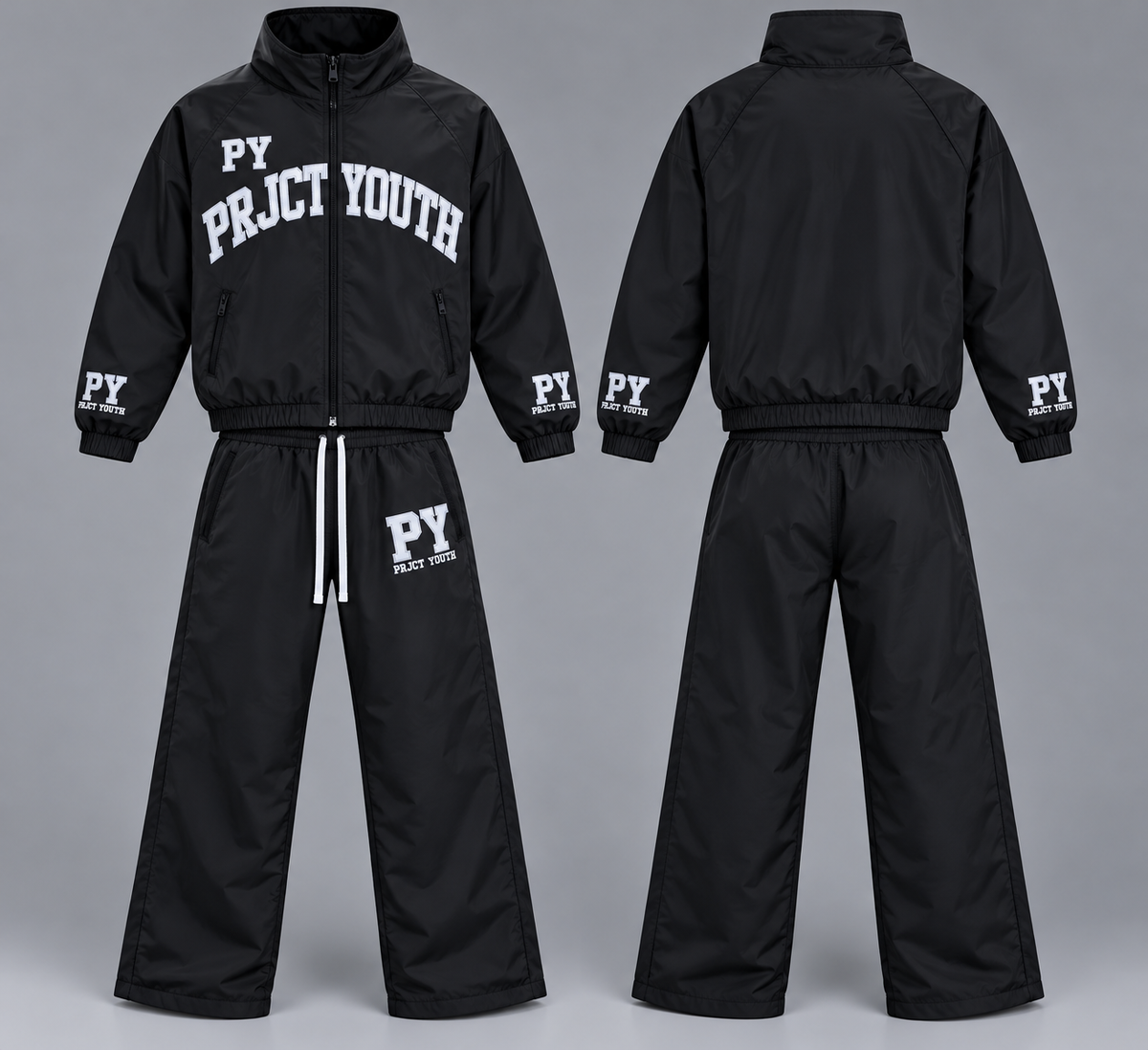 PY Nylon Black 2 Piece