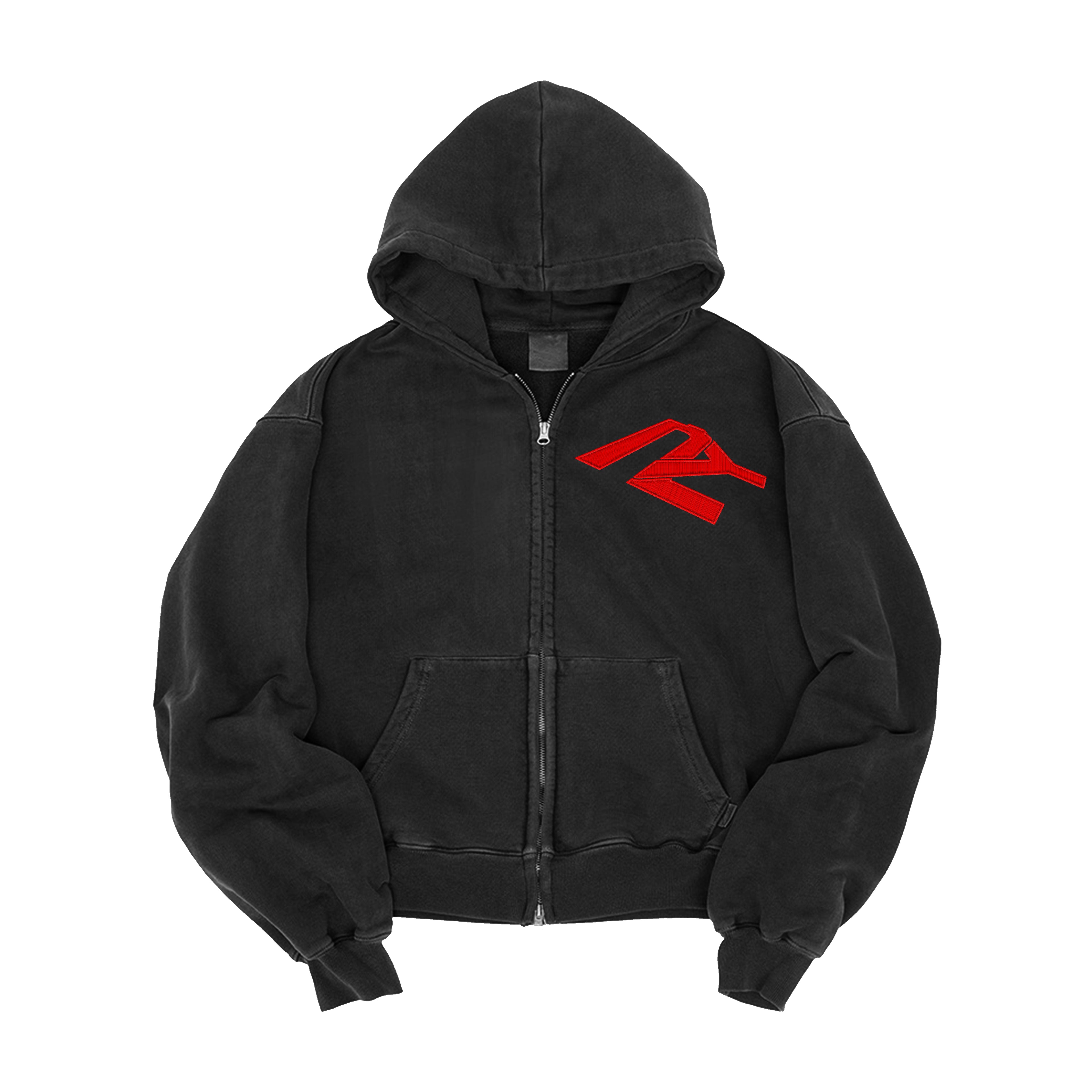Prjct Youth Essentials Black & Red Hoodie