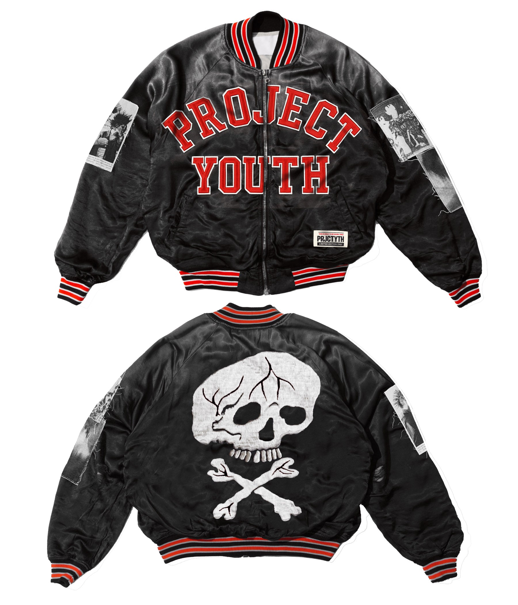 Patchwork Bomber Jacket